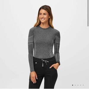 Figs Women's Pink Longsleeve Underscrub